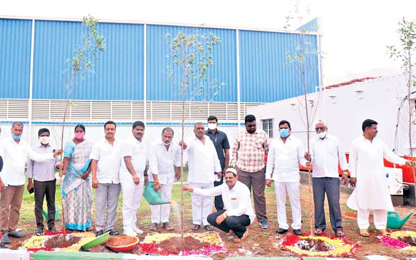 మొక్కలు నాటి పచ్చదనాన్ని పెంపొందించాలి