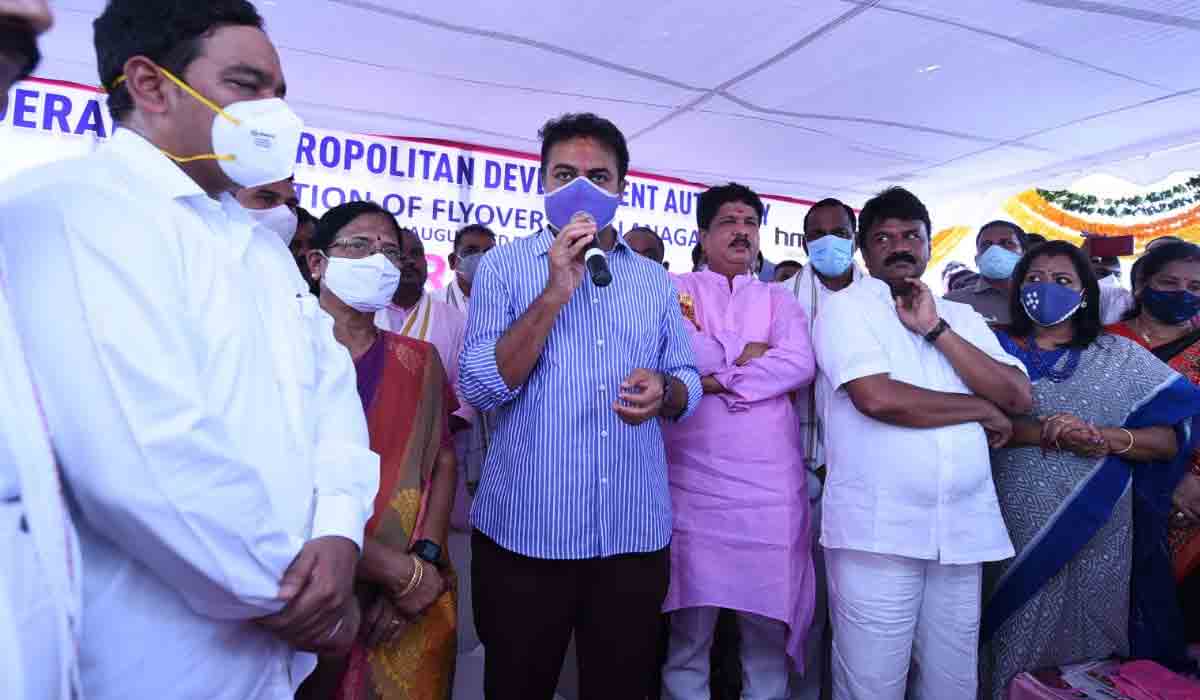 బాలానగర్ ఫ్లై ఓవర్కు బాబు జగ్జీవన్ రామ్ పేరు : మంత్రి కేటీఆర్