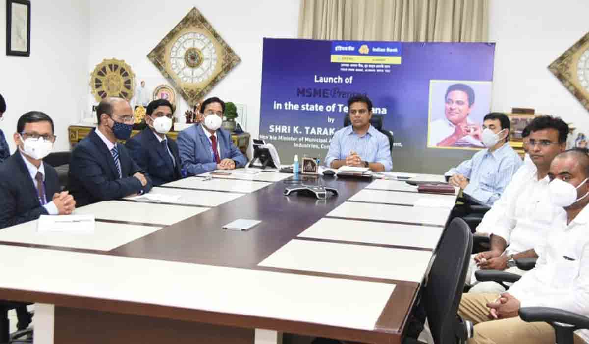 ఎంఎస్ఎంఈల‌కు బ్యాంకులు అండ‌గా ఉండాలి : మంత్రి కేటీఆర్