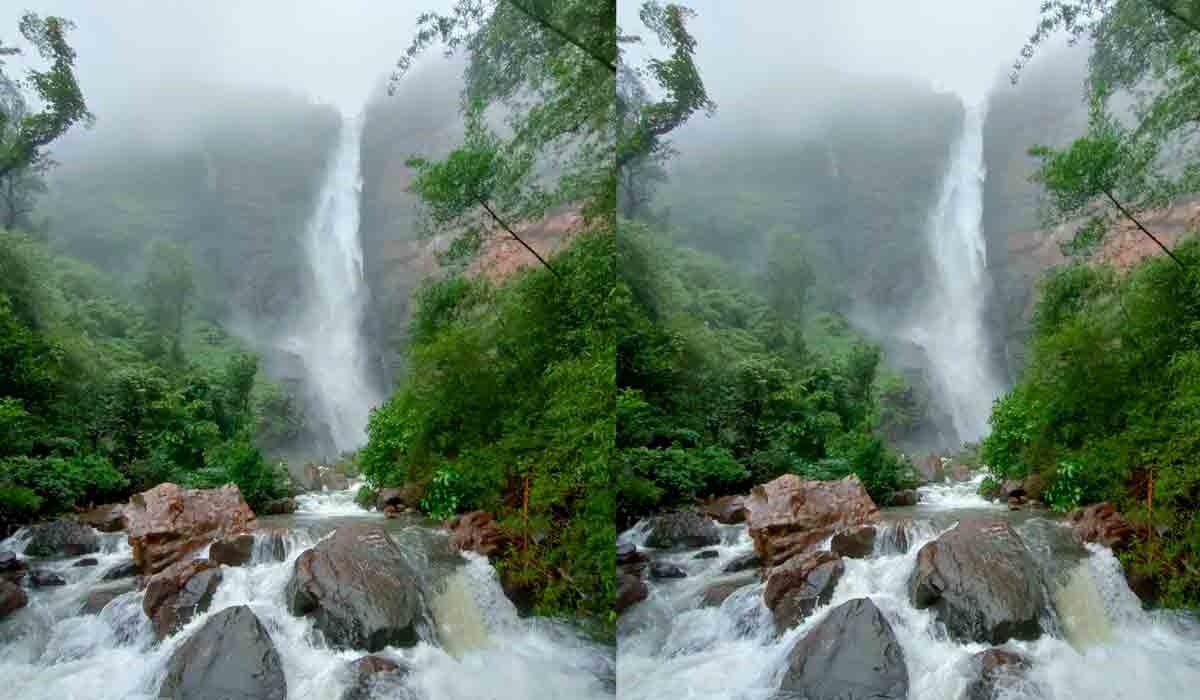 జ‌ల‌ధార‌ల‌తో ప‌ర‌వ‌ళ్లు తొక్కుతున్న ‘ముత్యం ధార‌’