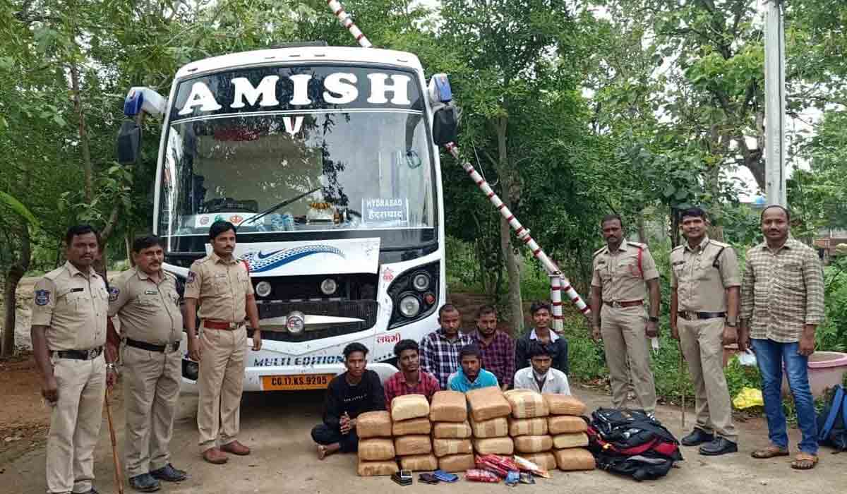 నల్లగొండలో భారీగా గంజాయి పట్టివేత