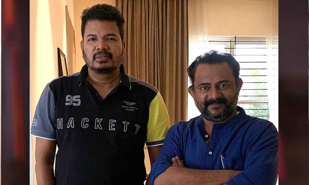 శంక‌ర్ తో సాయిమాధ‌వ్‌బుర్రా..ఫొటో వైర‌ల్