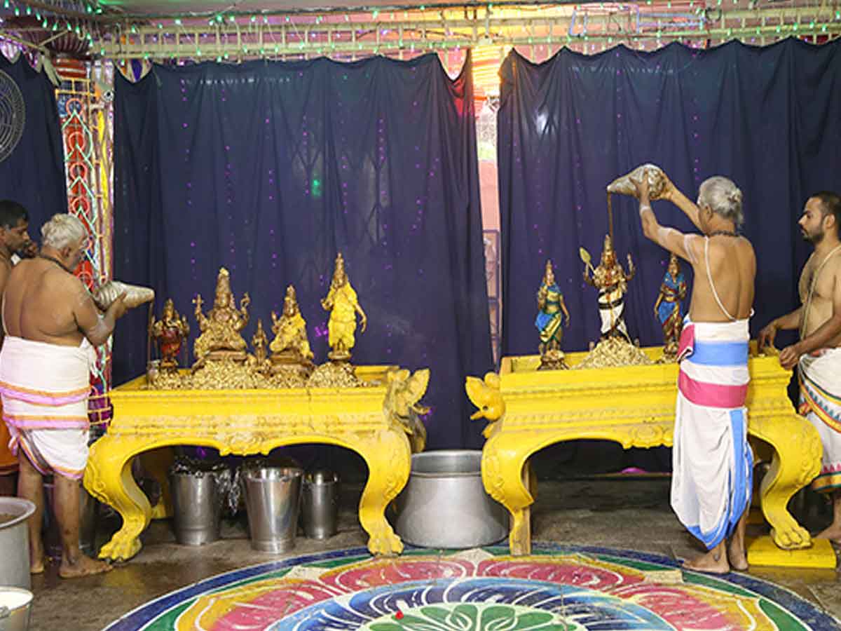 శ్రీ కపిలేశ్వరాలయంలో పవిత్రోత్సవాలు ప్రారంభం‌