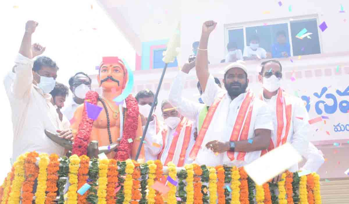 తెలంగాణ అభివృద్ధిని ఏ శ‌క్తి అడ్డుకోలేదు : మంత్రి శ్రీనివాస్ గౌడ్