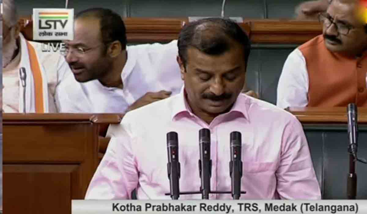 కాళేశ్వ‌రం వ‌ద్ద టూరిజం అభివృద్ధి చేయాలి : ఎంపీ కొత్త ప్ర‌భాక‌ర్ రెడ్డి