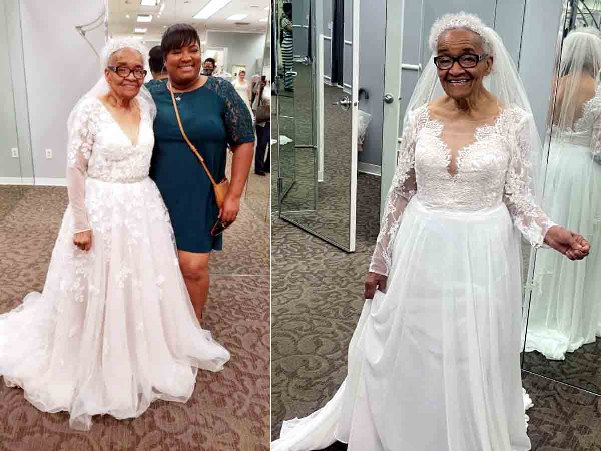 94 ఏళ్ల‌కు నెర‌వేరిన బామ్మ క‌ల‌.. వీడియో వైర‌ల్‌