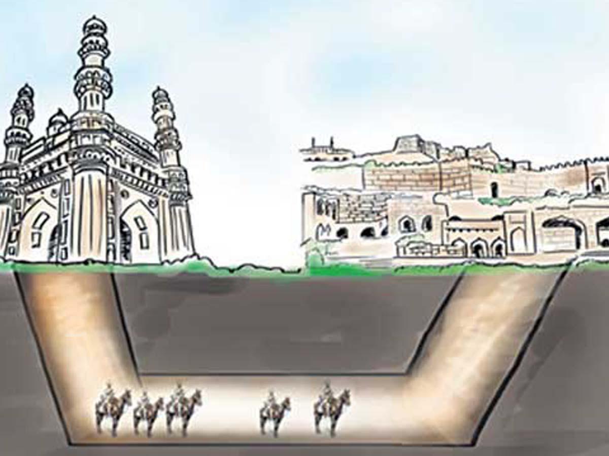 Charminar-Golconda| ట‌న్నెల్‌పై హైద‌రాబాదీల్లో చ‌ర్చోప‌చ‌ర్చ‌లు.. గుప్త నిధులుంటాయా?!