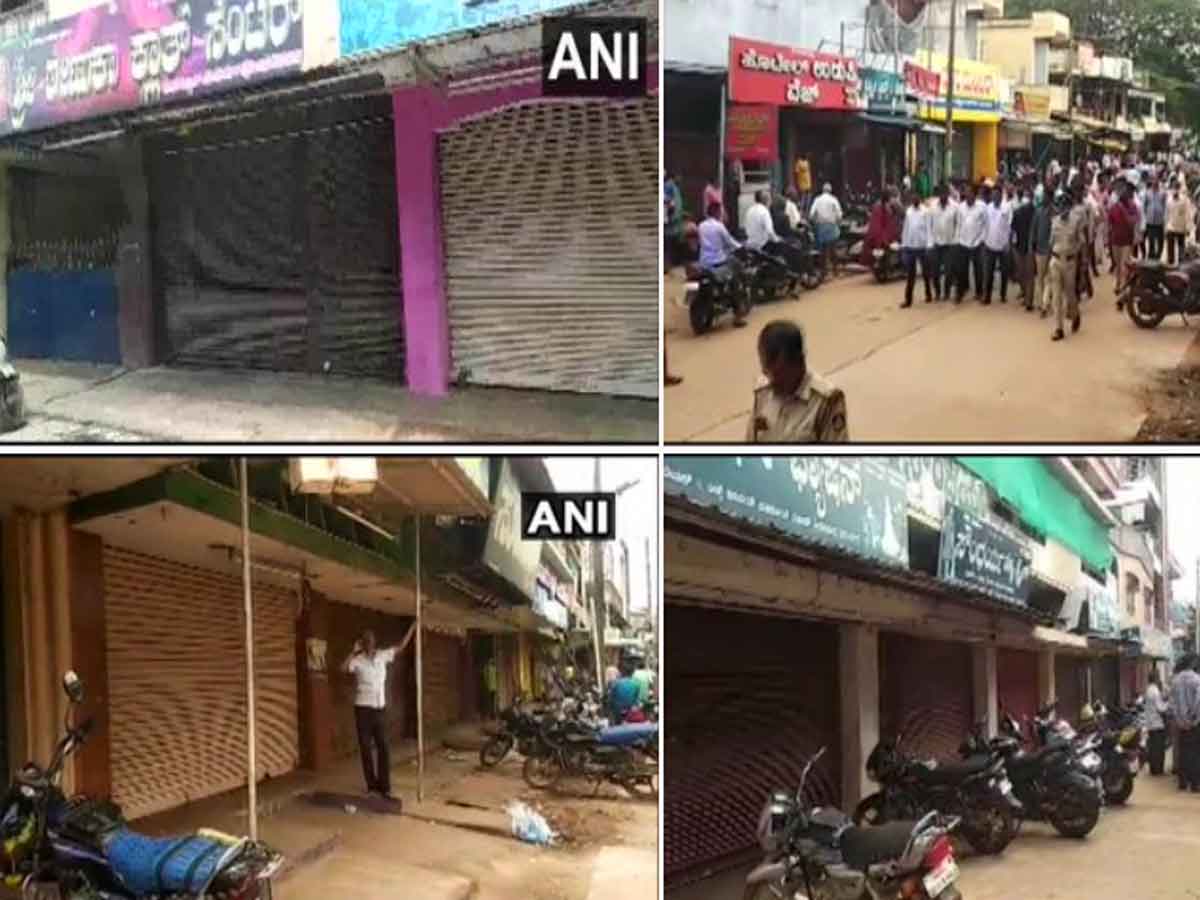 యెడియూరప్ప సొంతూరులో షాపులు మూసేసిన మద్దతుదారులు