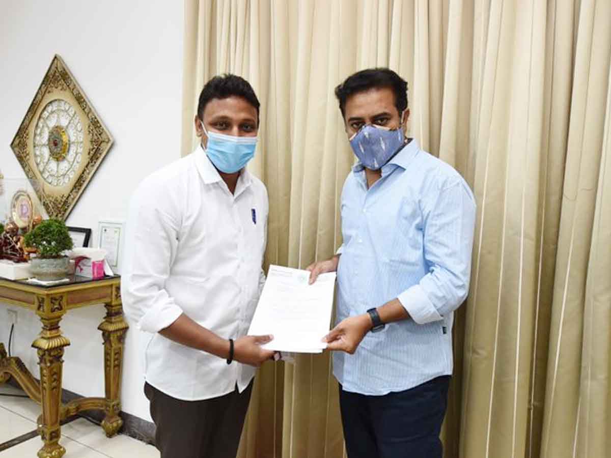 ఎమ్మెల్యే భ‌గ‌త్ విజ్ఞ‌ప్తికి మంత్రి కేటీఆర్ సానుకూల స్పంద‌న‌