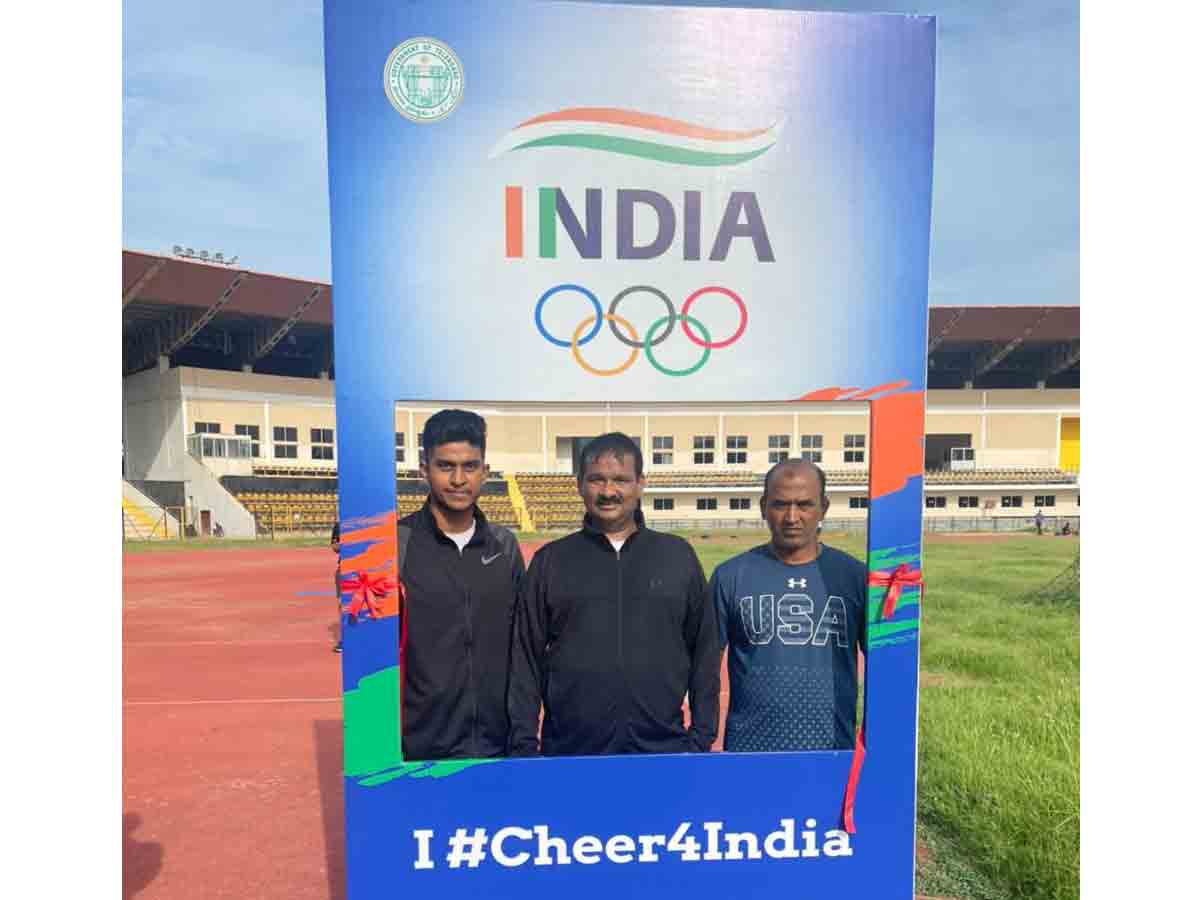 ఒలింపిక్స్ సెల్ఫీ పాయింట్ ఆవిష్క‌రించిన జ‌గ‌న్ మోహ‌న్‌రావు