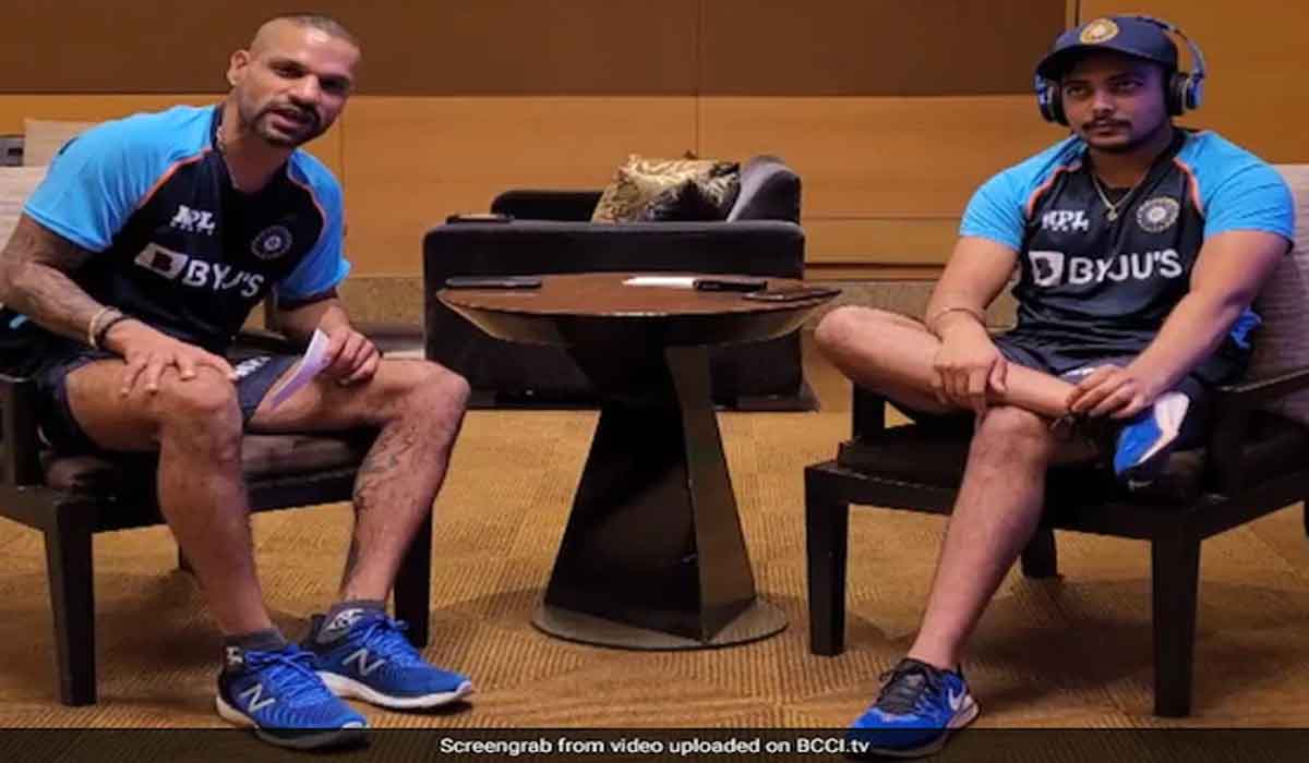 ధావ‌న్‌, పృథ్వీ షా మ్యూజిక్ అండ్ మైమ్ గేమ్ చూశారా.. వీడియో