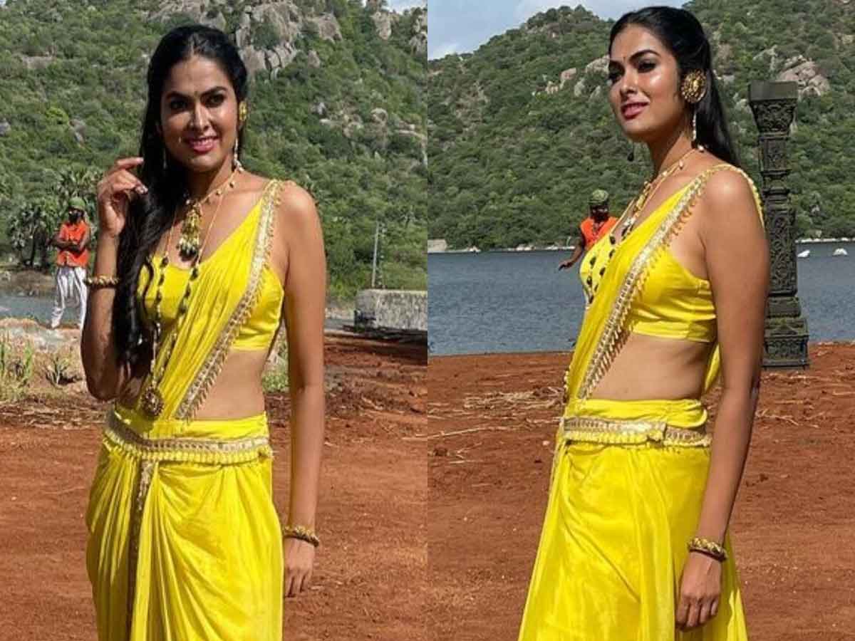 ప‌సుపు రంగు చీర‌లో మెరిసిపోతున్న బిగ్‌బాస్‌ బ్యూటీ