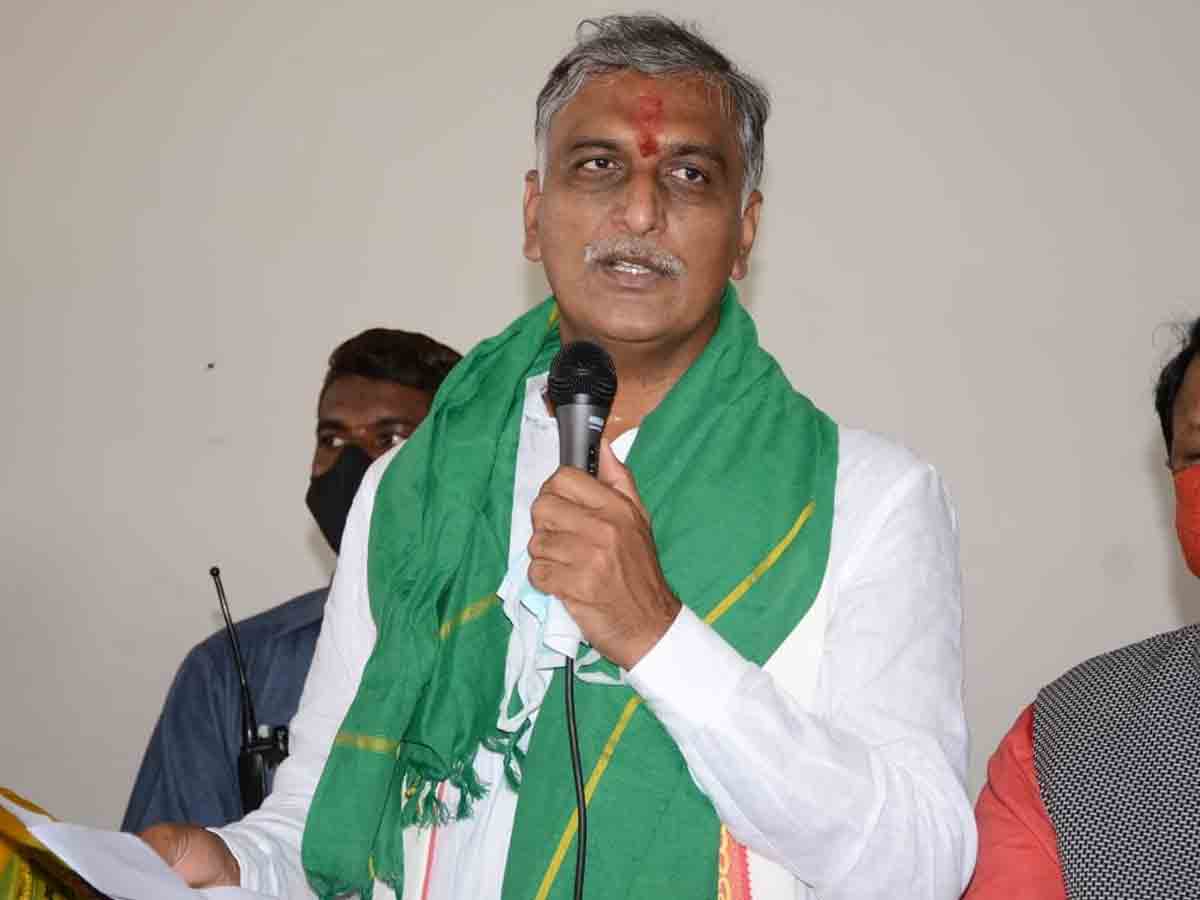 రైతే కేంద్ర బిందువుగా రైతు వేదికలు : మంత్రి హ‌రీశ్‌రావు