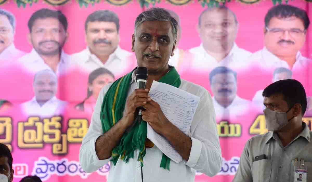 నెల రోజుల్లో మల్లన్న సాగర్‌కు నీళ్లు : మంత్రి హ‌రీశ్‌