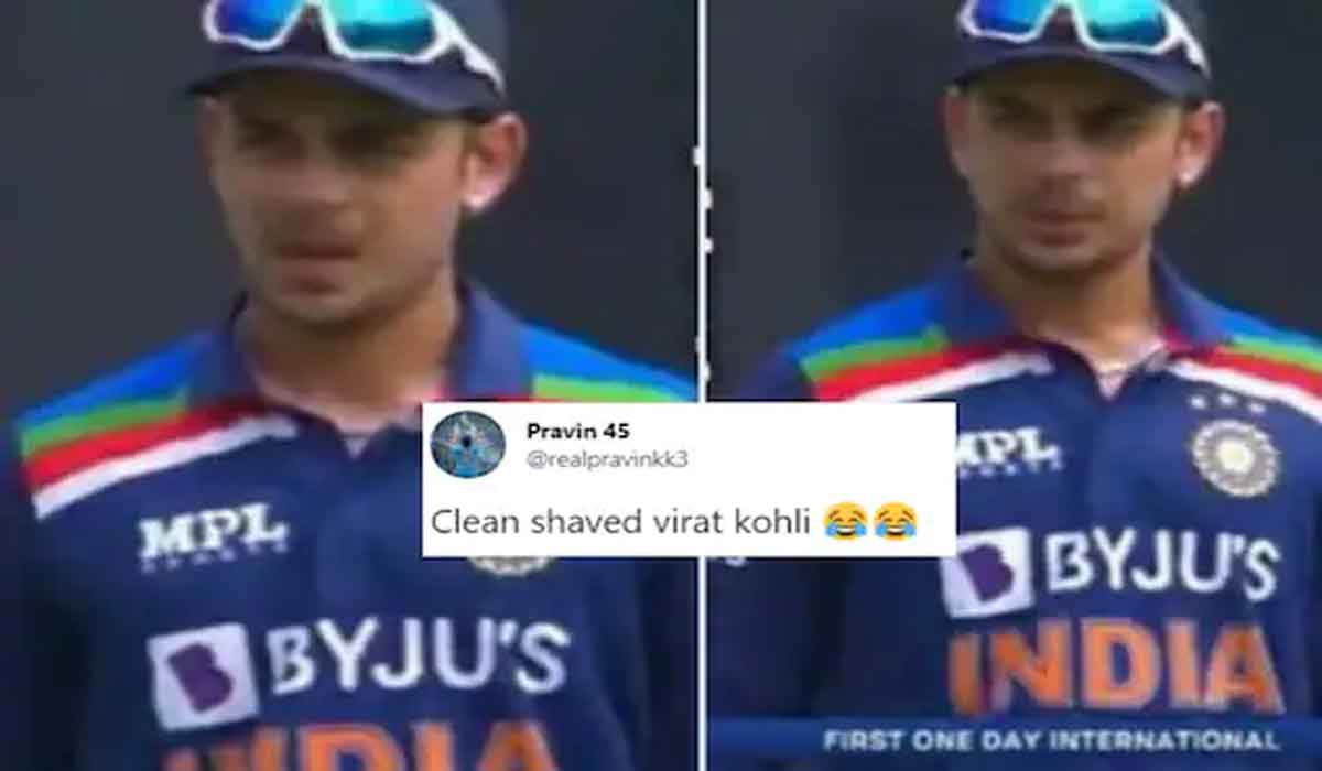 ఇత‌డు క్లీన్ షేవ్ చేసుకున్న విరాట్ కోహ్లినా.. వ‌న్డే అరంగేట్రం చేసిన ఈ ప్లేయ‌ర్ ఎవ‌రు?