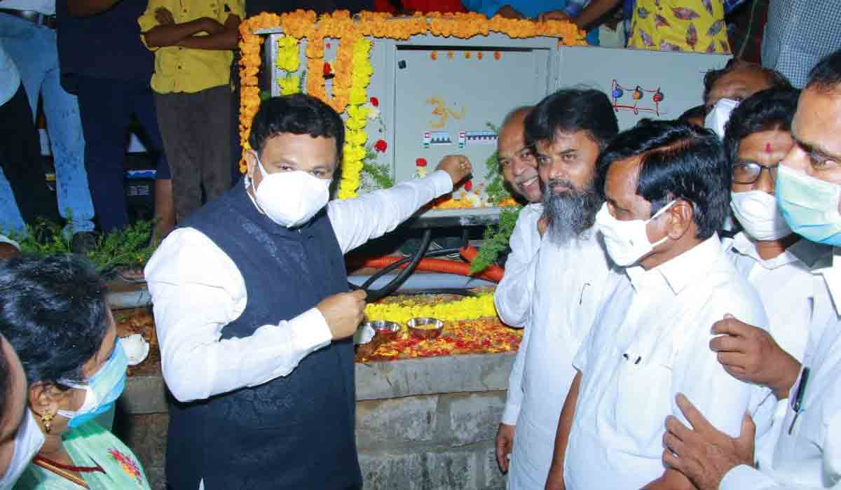 నిజామాబాద్‌లో సెంట్ర‌ల్ లైటింగ్ సిస్టం ప్రారంభం