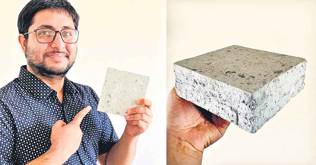 వాడిన పీపీఈ కిట్లతో ఇటుకలు