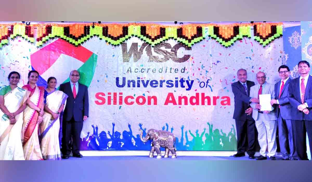 సిలికానాంధ్ర విశ్వ‌విద్యాల‌యానికి ప్ర‌తిష్ఠాత్మ‌క WASC గుర్తింపు