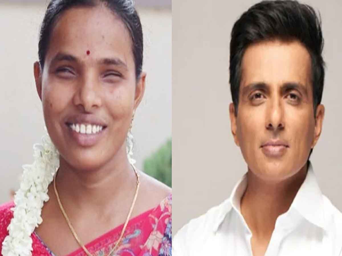 సోనూసూద్ ఆక్సిజన్ ప్లాంట్ ను ప్రారంభించిన దివ్యాంగురాలు నాగలక్ష్మి