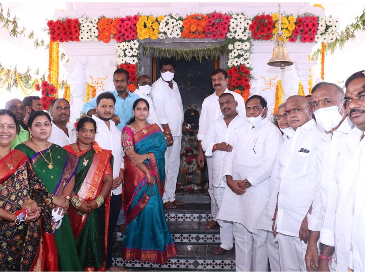 ‘విగ్రహ ప్రతిష్టాపన’కు హాజరైన మండలి ప్రొటెం చైర్మన్ భూపాల్ రెడ్డి