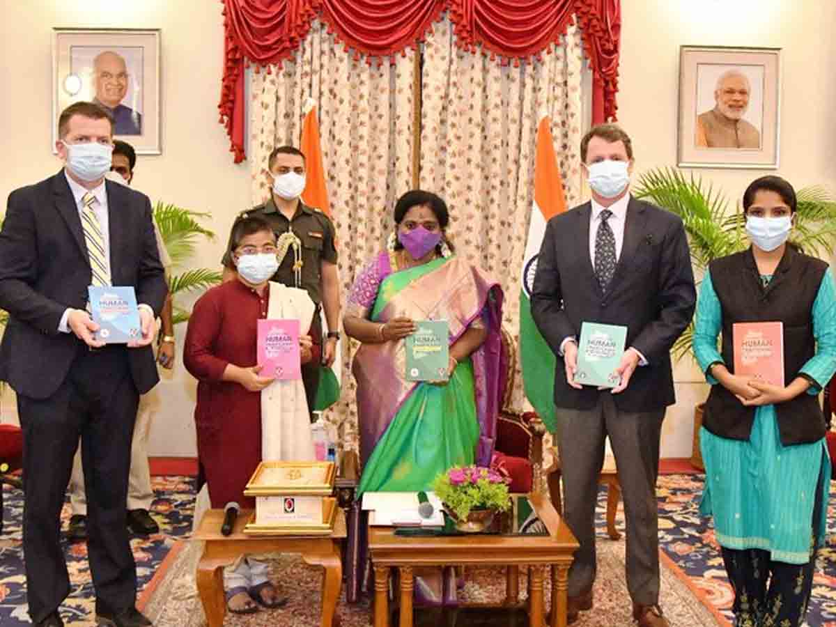 ‘హ్యుమ‌న్ ట్రాఫికింగ్ ఫ‌ర్ డ్యూటీ బేర‌ర్స్’ పుస్త‌కావిష్క‌ర‌ణ‌