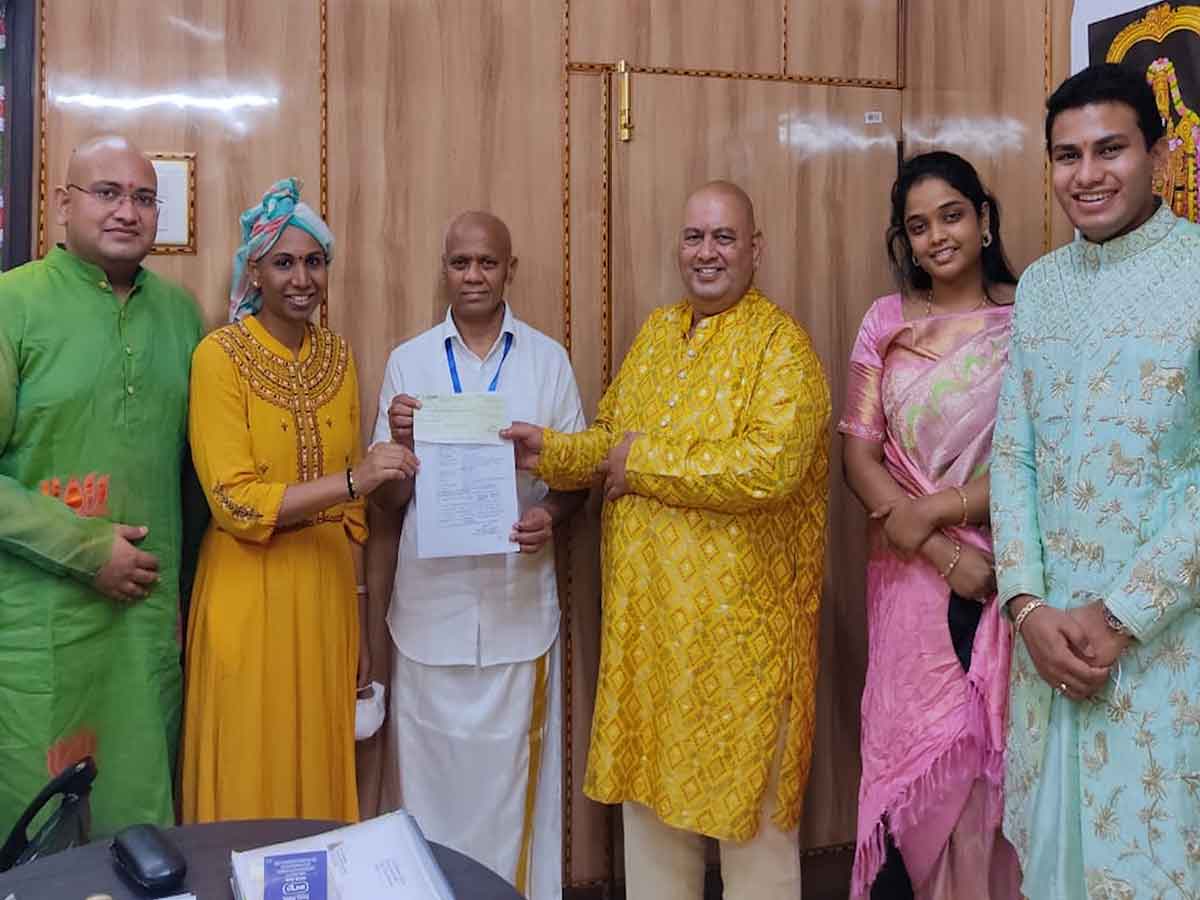 తిరుమల బర్డ్‌ ట్రస్టుకు రూ.10 లక్ష‌లు విరాళం అందించిన దాతలు..