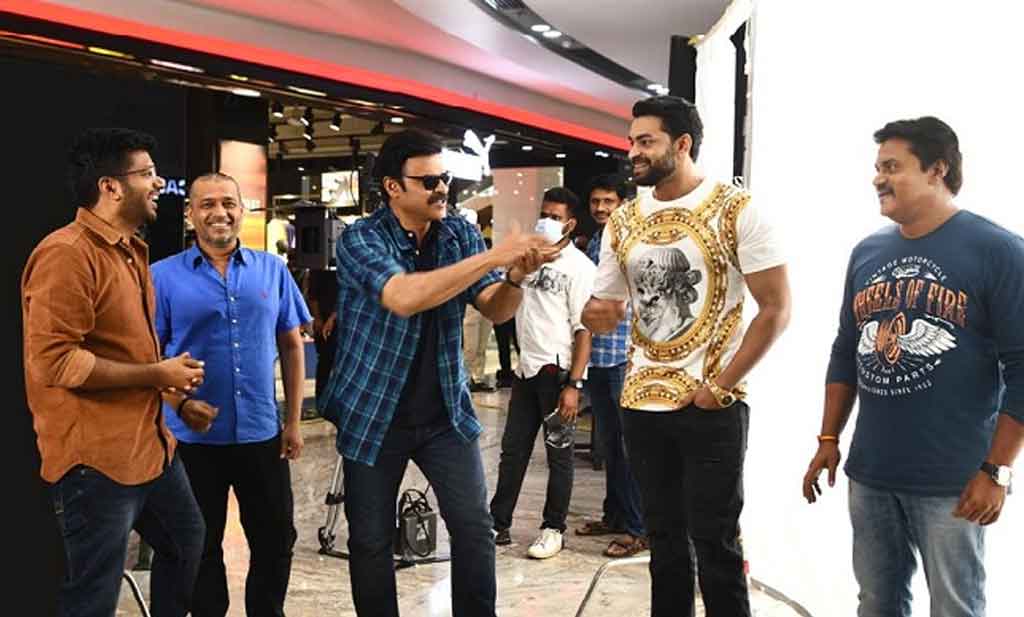 ఎఫ్ 3 లొకేష‌న్‌లో వెంకీ..ఫ‌న్ టైం షురూ