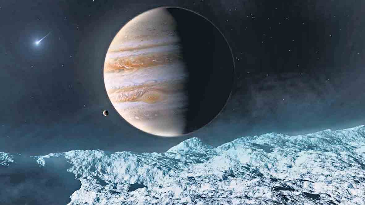 బృహస్పతి చంద్రుడిపై నీటి ఆవిరి