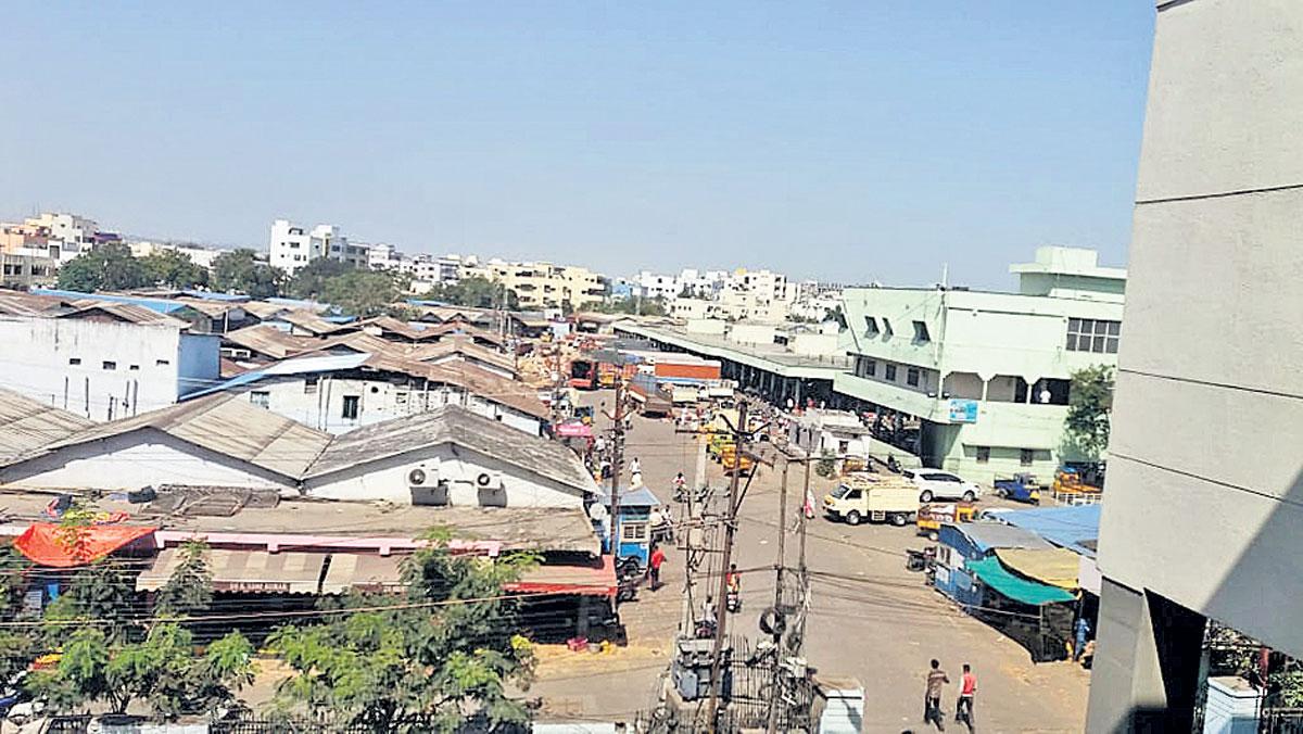 లాజిస్టిక్‌కు పండ్ల మార్కెట్‌