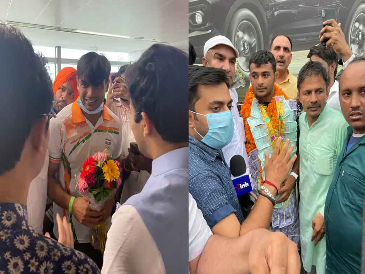 Medalists welcome : ఒలింపిక్‌ పతక విజేతలకు ఘనస్వాగతం