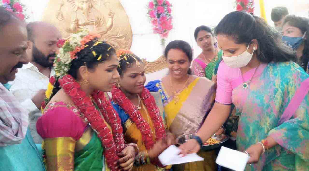 ప్రైవేట్‌ కార్యక్రమానికి హాజరైన ఎమ్మెల్సీ కవిత