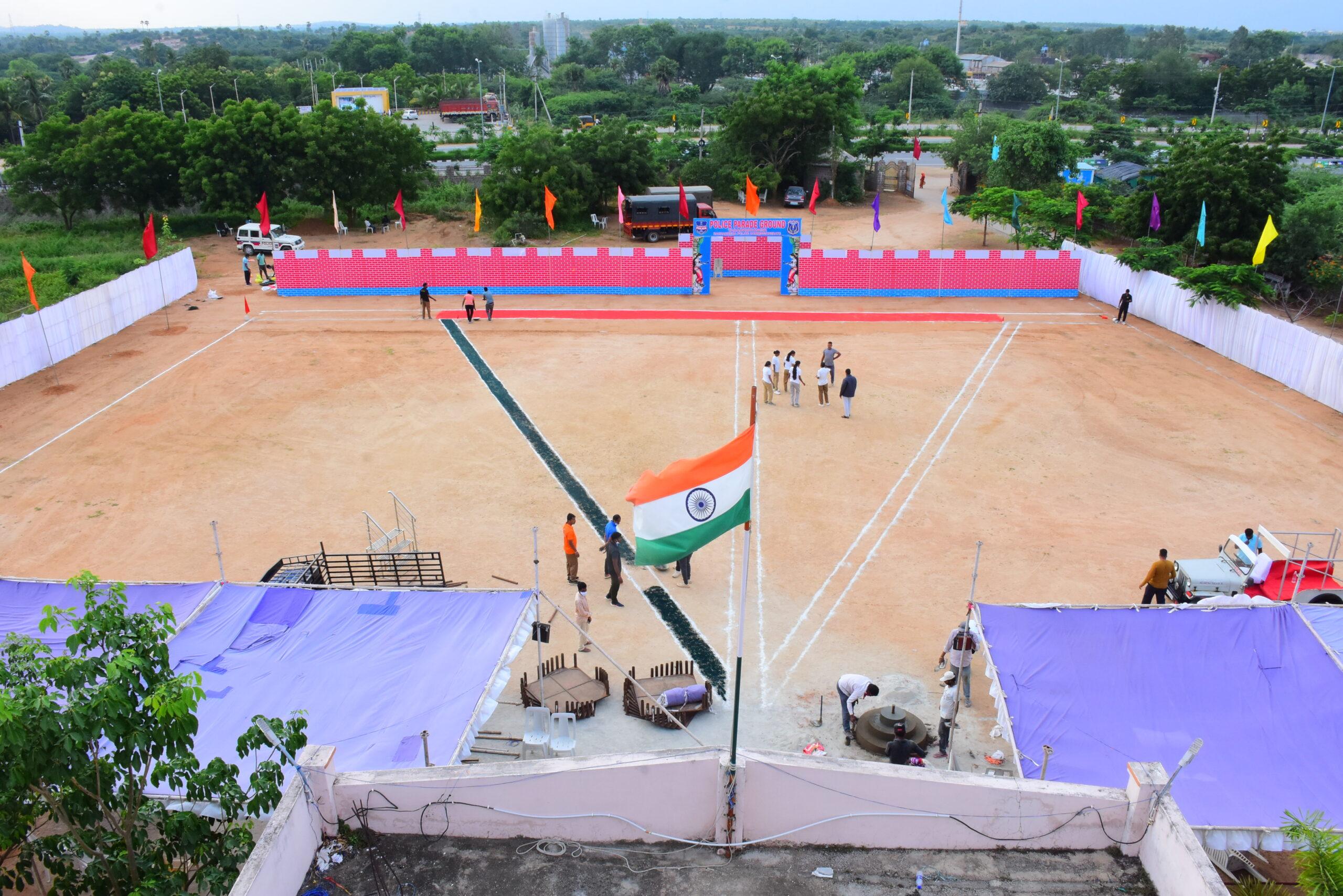 స్వాతంత్ర దినోత్సవ వేడుకలకు సర్వం సిద్ధం