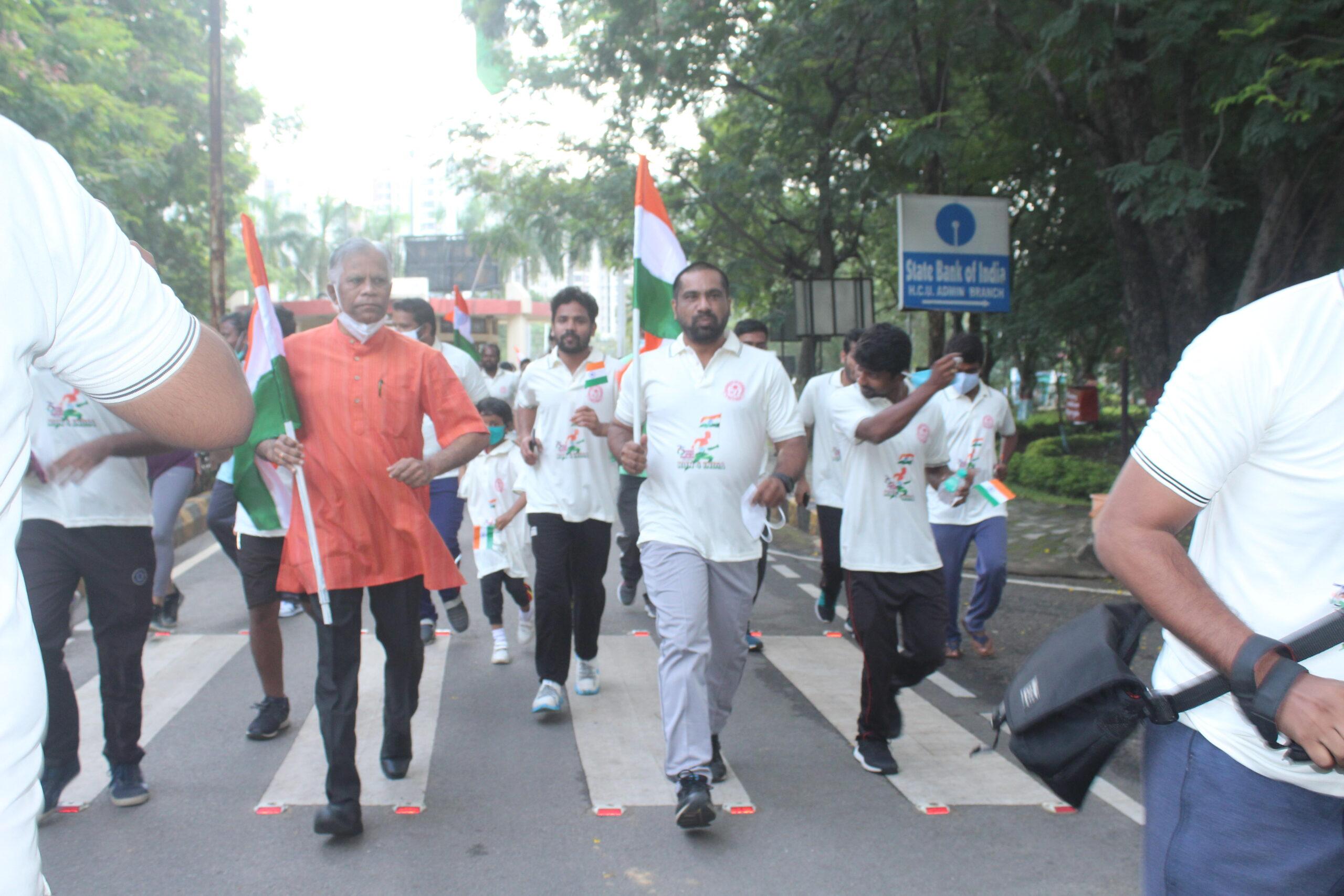 హెచ్‌సీయూలో ఫిట్‌ ఇండియా ఫ్రీడమ్‌ రన్