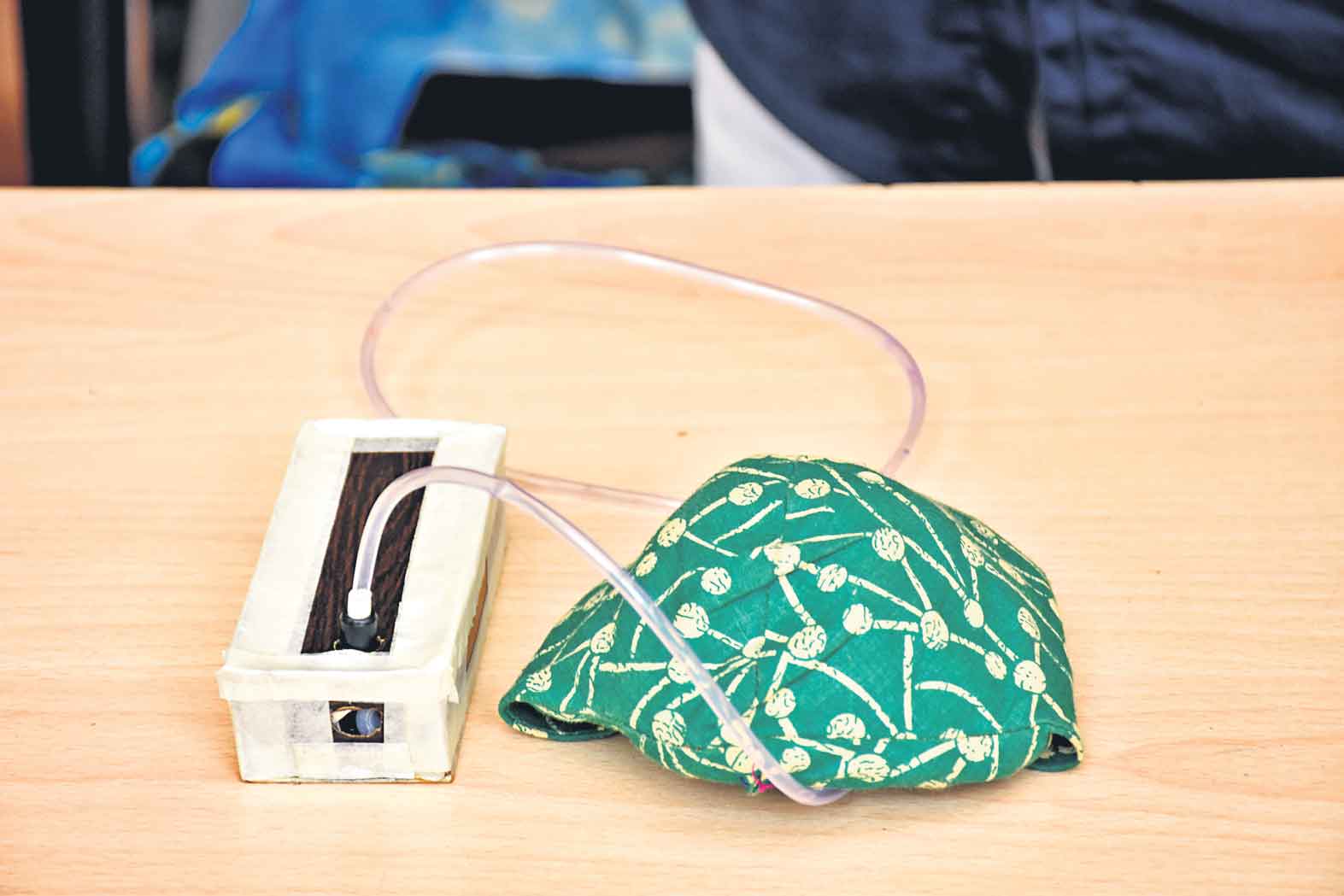 Nebuliser Mask | ఎలక్ట్రిక్‌ నెబ్యులైజర్‌ మాస్క్‌.. ఓ నిరుద్యోగి సృజనాత్మకత