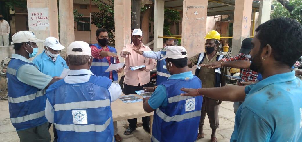 సివరేజీ సిబ్బంది భద్రతా వారోత్స‌వాలు