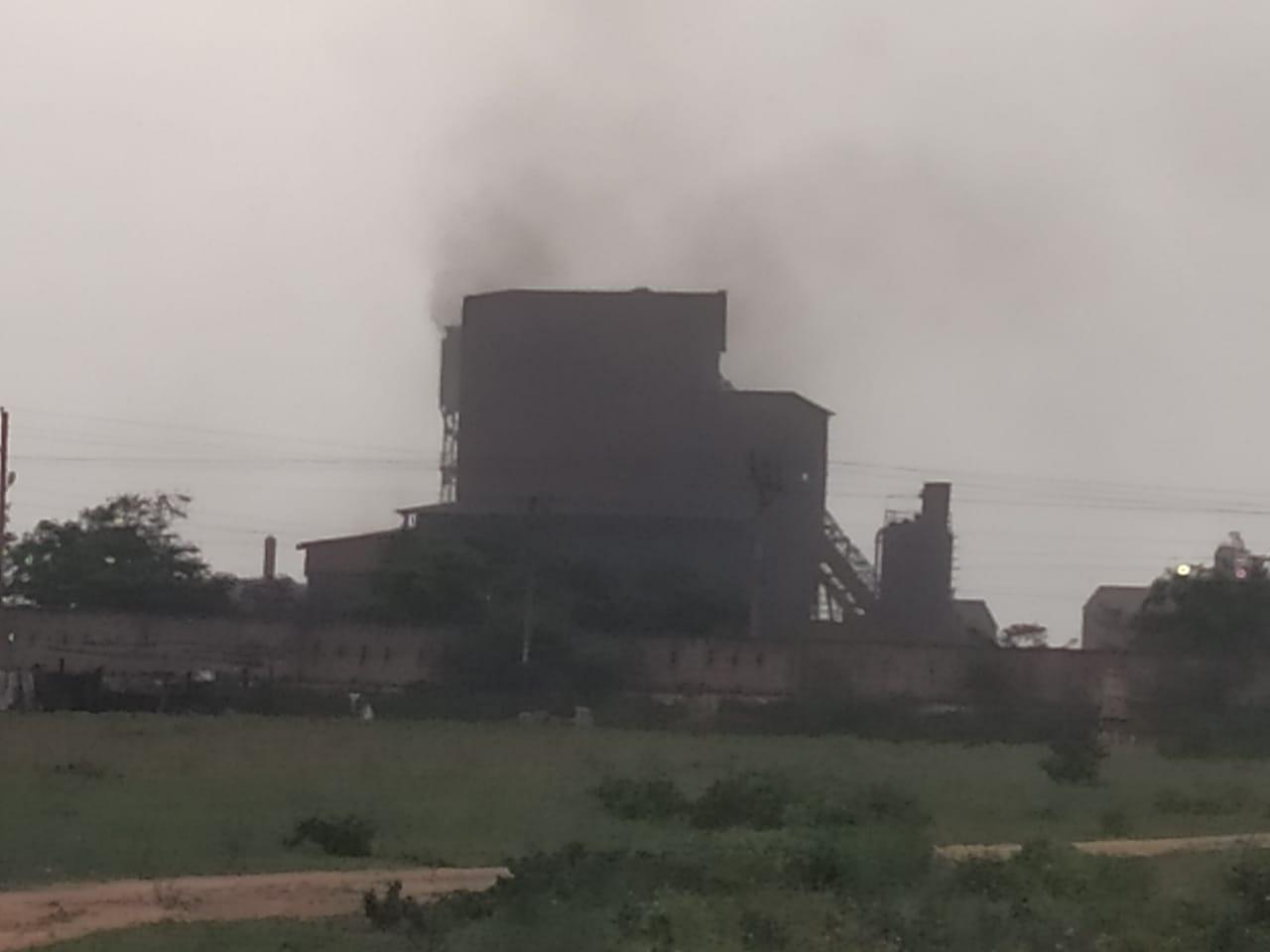 పచ్చని పైర్లను ముంచెత్తుతున్న మసి