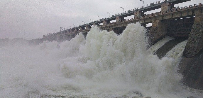 కేతేపల్లి: 5 గేట్ల ద్వారా మూసీ నీటి విడుదల