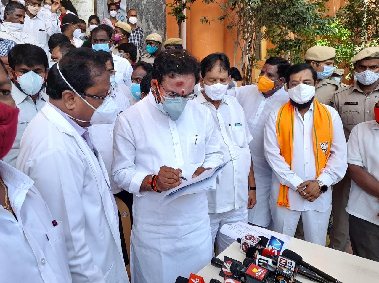 kishanreddy |గాంధీ దవాఖానను సందర్శించిన కేంద్రమంత్రి కిషన్‌రెడ్డి