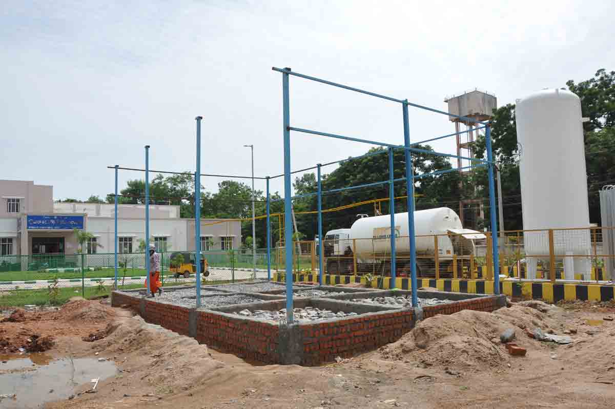 వైద్యం ఆసుపత్రిల్లోనే ఆక్సిజన్‌