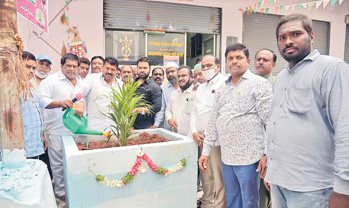 మొక్కలు నాటి పర్యావరణాన్ని పరిరక్షించుకోవాలి