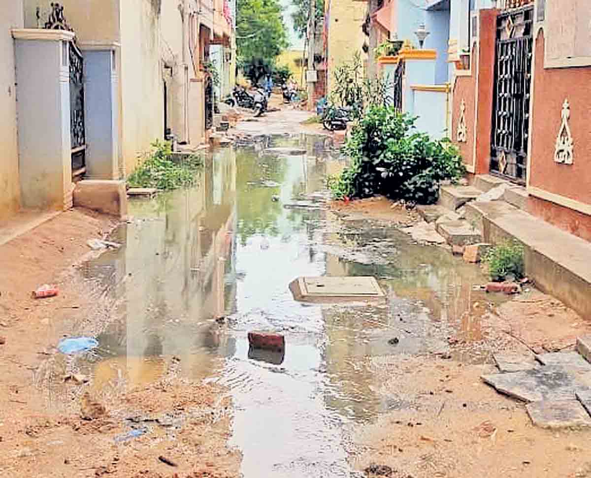 డ్రైనేజీ సమస్యకు శాశ్వత పరిష్కారం