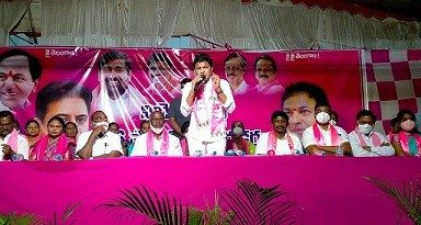 హుజూర్నగర్: సొంత పార్టీ నాయకుడ్ని పీసీసీ చేసుకోలేని అధోగతి కాంగ్రెస్ పార్టీది.. ఎమ్మెల్యే శానంపూడి సైదిరెడ్డి