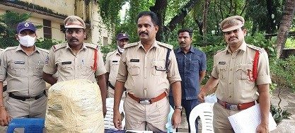 మిర్యాలగూడ : 14 కిలోల గంజాయి పట్టివేత