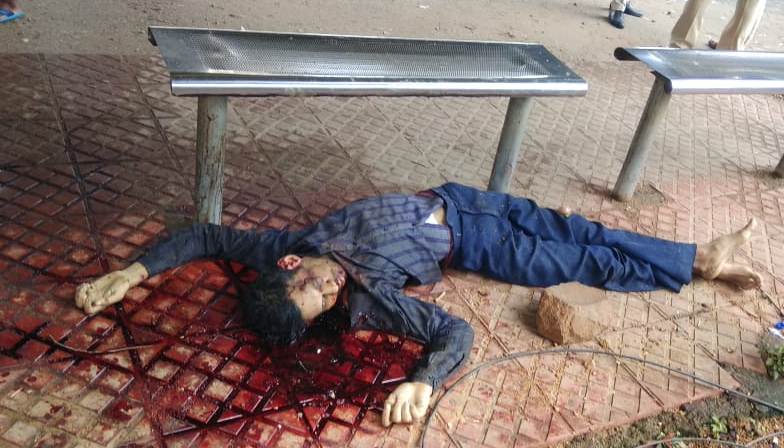 Crime | రాయదుర్గంలో బండరాయితో మోది గుర్తు తెలియని వ్యక్తి హత్య