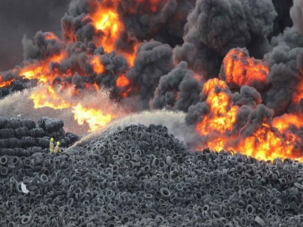 Kuwait fire : కువైట్‌ టైర్‌ డంప్‌ యార్డ్‌లో అగ్నిప్రమాదం