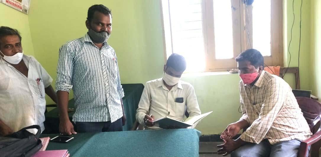 పల్లె ప్రగతి పనుల పరిశీలన