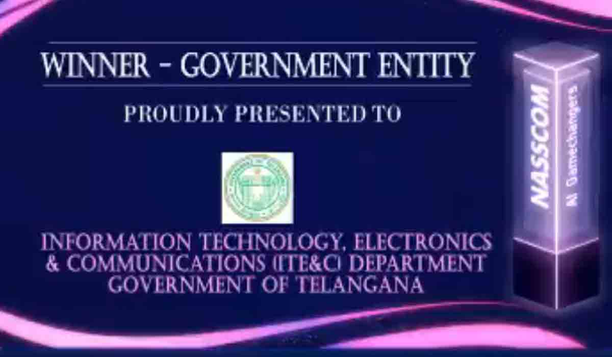 తెలంగాణకు ఏఐ గేమ్‌ ఛేంజర్‌ అవార్డ్‌