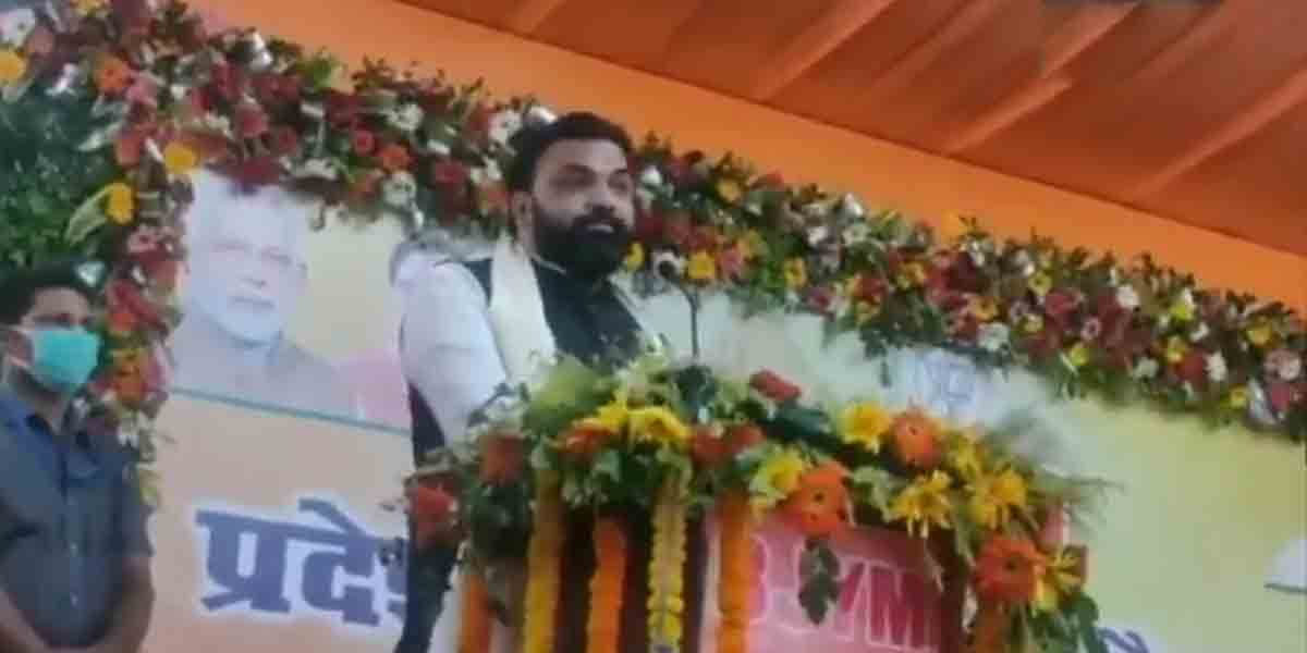 బీహార్‌లో సంకీర్ణంపై బీజేపీ నేత వివాదాస్ప‌ద వ్యాఖ్య‌లు.. వీడియో