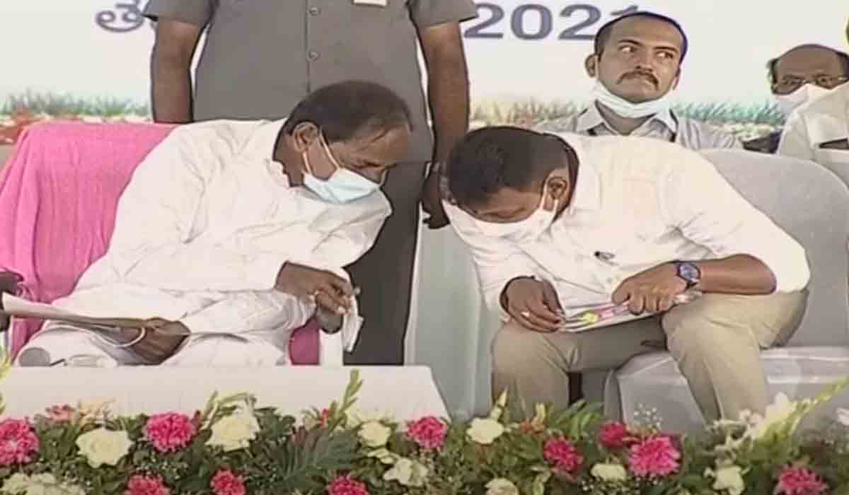 నాగార్జున సాగ‌ర్ నియోజ‌క‌వ‌ర్గ ప్ర‌గ‌తిపై సీఎం కేసీఆర్ స‌మీక్ష‌