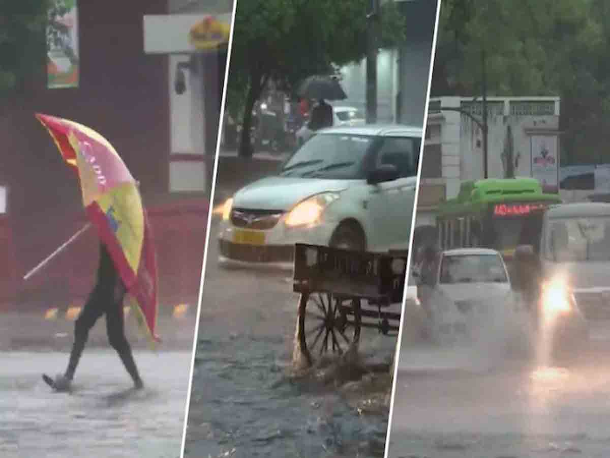 ఢిల్లీలో రికార్డుస్థాయిలో భారీ వర్షం.. ఆరెంజ్ అలెర్ట్
